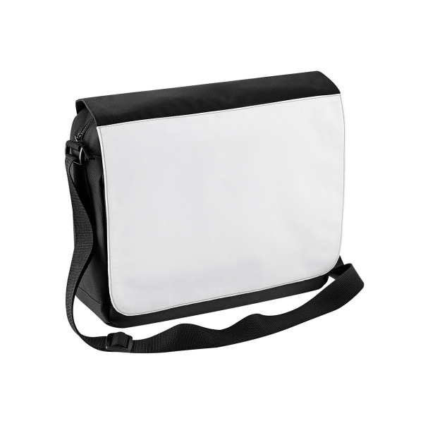 Bagbase Sublimation Messenger Bag One Size Svart Black One Size