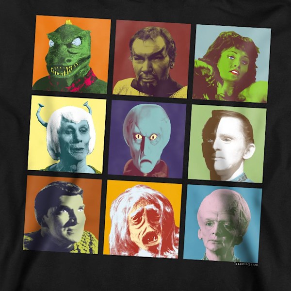 Star Trek Unisex Vuxen Alien Squares Sweatshirt S Svart Black S