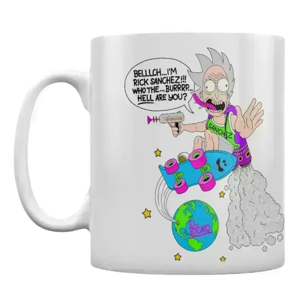 Rick And Morty El Ricko Mug En Storlek Vit White One Size