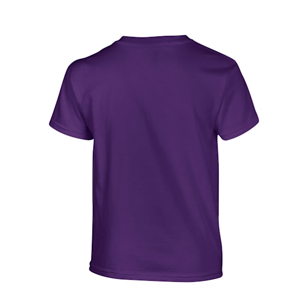 Gildan T-shirt i Tjock Bomull för Barn/Ungdomar Storlek L Lila Purple L