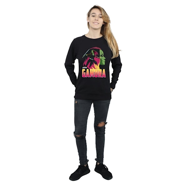 Marvel Dam/Kvinnor Avengers Infinity War Gamora Karaktär Sweatshirt Black S