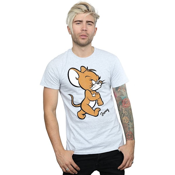 Tom och Jerry Herr Angry Mouse T-shirt XXL Sports Grey Sports Grey XXL