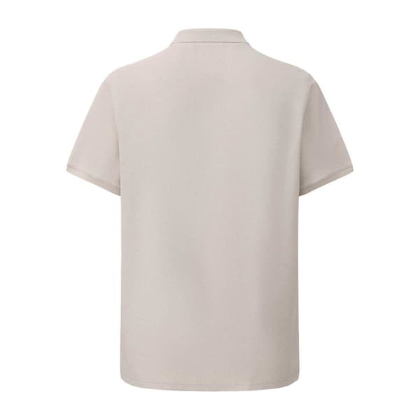 Slazenger Herr Broderad Logotyp Pikétröja M Stone Stone M