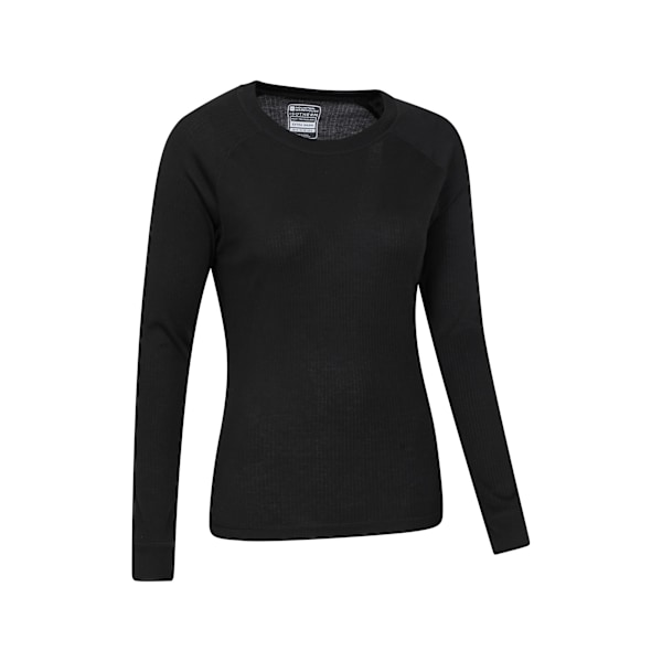 Mountain Warehouse Dam Talus Långärmad Topp för Kvinnor Storlek 14 UK Svart Black 14 UK