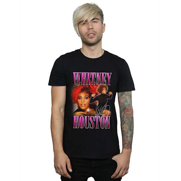 Whitney Houston Signature Homage T-shirt S Svart Black S