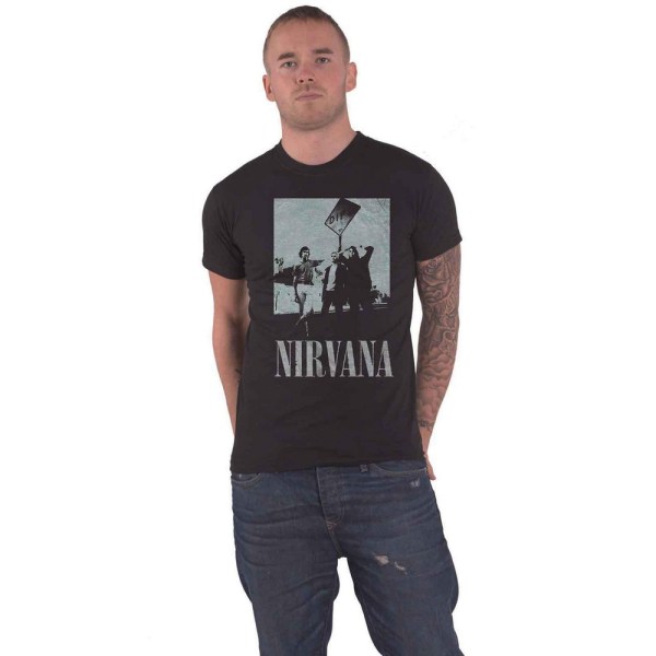 Nirvana Unisex Vuxen Dips bomull T-shirt M Svart Black M