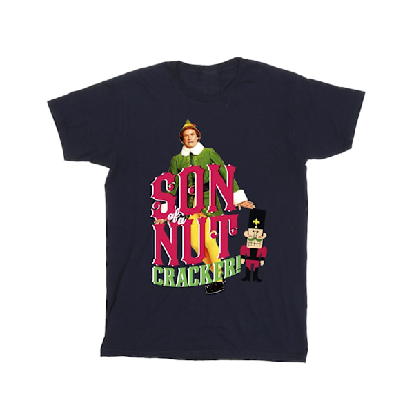 Elf Girls Son Of A Nutcracker Bomull T-shirt 3-4 år Marinblå Navy Blue 3-4 Years