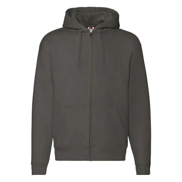 Fruit of the Loom Unisex Vuxen Premium Full Zip Hoodie 4XL Char Charcoal 4XL
