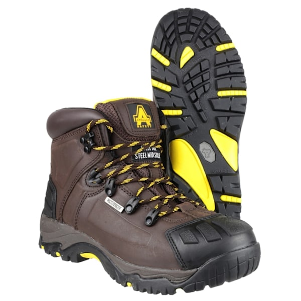 Amblers Safety FS39 Säkerhetskänga / Herrkängor 15 UK Crazy Horse Crazy Horse 15 UK