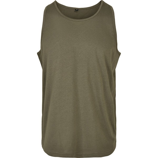 Build Your Brand Herr Basic Tank Top S Oliv Olive S