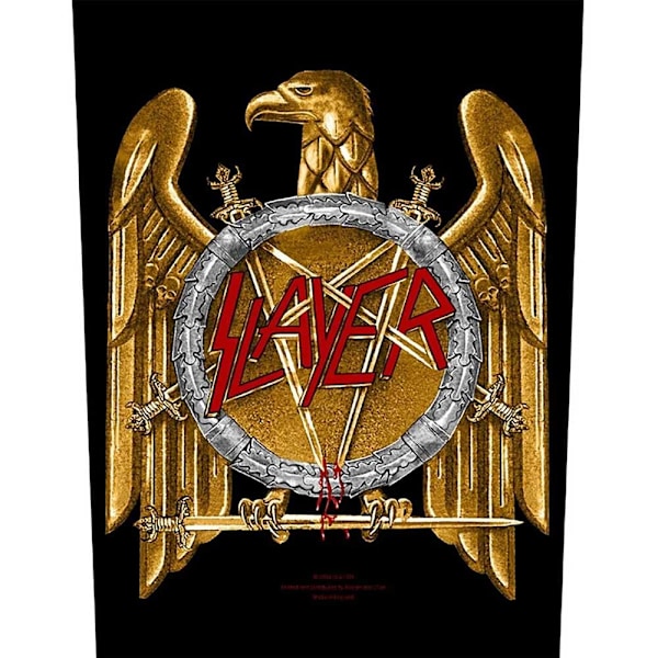 Slayer Soundtrack To The Apocalypse Patch One Size Svart/Guld/Röd Black/Gold/Red One Size