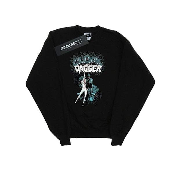 Marvel Mens Cloak And Dagger Shadow Dance Sweatshirt XL Svart Black XL