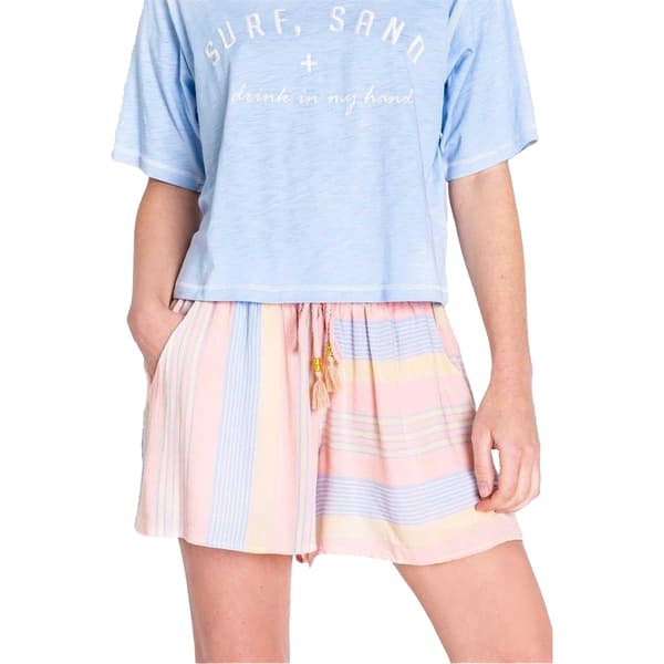 PJ Salvage Dam/Dam Salvage Stripe Regular Lounge Shorts 1 Multicoloured 10 UK