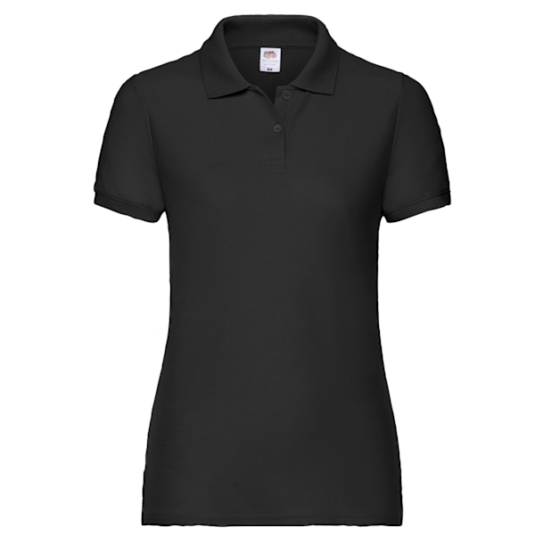 Fruit of the Loom Dam/Dam Lady Fit 65/35 Poloskjorta XS Svart Black XS