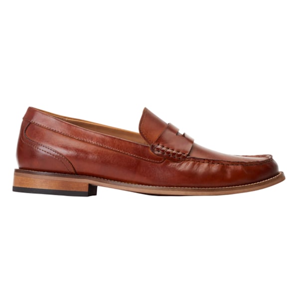 Base London Garfield Läder Penny Loafers för män 7 UK Bränd Tan Burnt Tan 7 UK