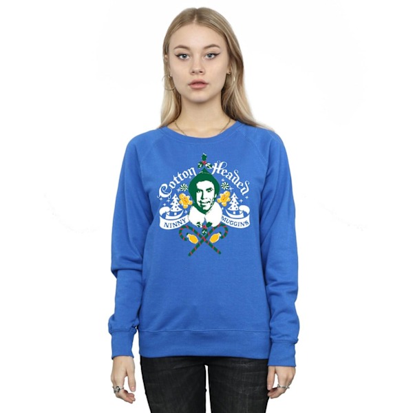 Elf Dam/Damer Headed Ninny Muggins Sweatshirt L Royal Blue Royal Blue L