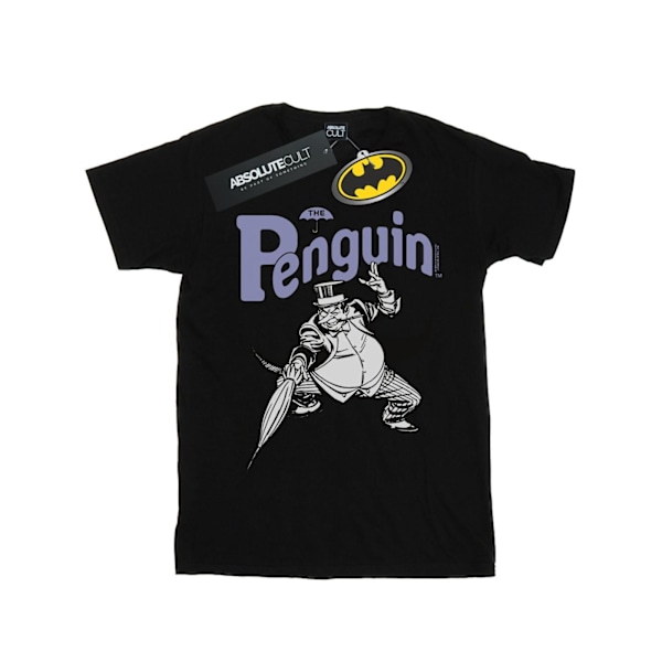 DC Comics herr Penguin Mono Action Pose T-shirt 3XL svart Black 3XL