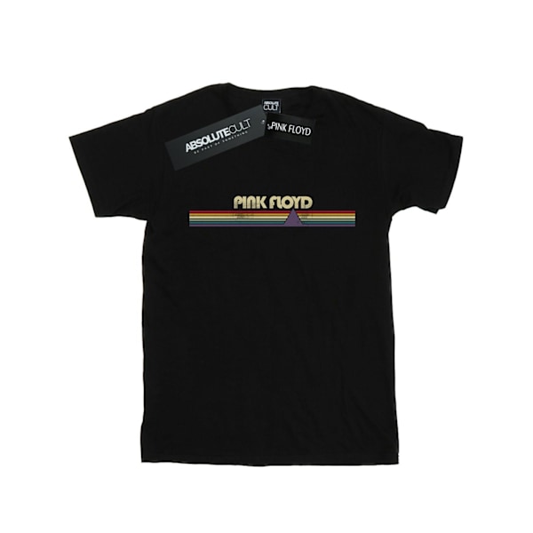 Pink Floyd Girls Prism Retro Stripes Bomull T-shirt 5-6 år B Black 5-6 Years