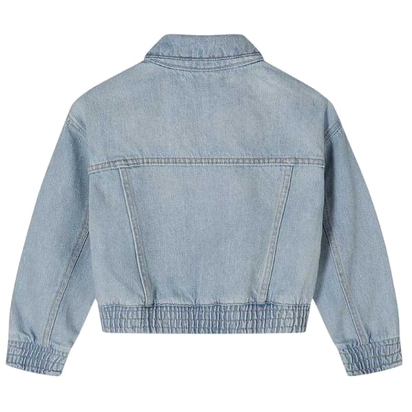 Minoti Flickor Jeans Kort Bomberjacka 13 År Ljusblå Light Blue 13 Years