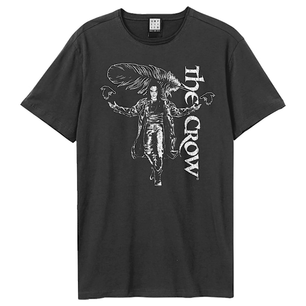 Amplified Unisex Vuxen Collage The Crow T-Shirt XL Charcoal Charcoal XL