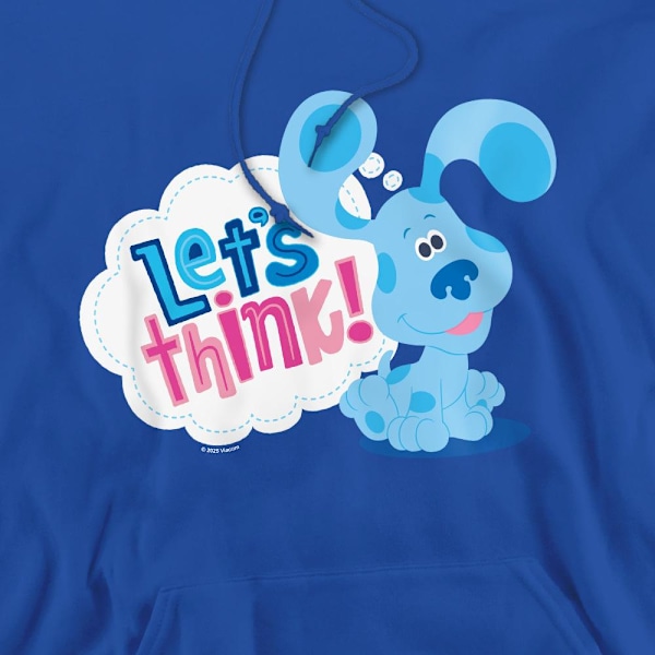 Blue´s Clues & You! Herr Let´s Think Hoodie XL Kungsblå Royal Blue XL