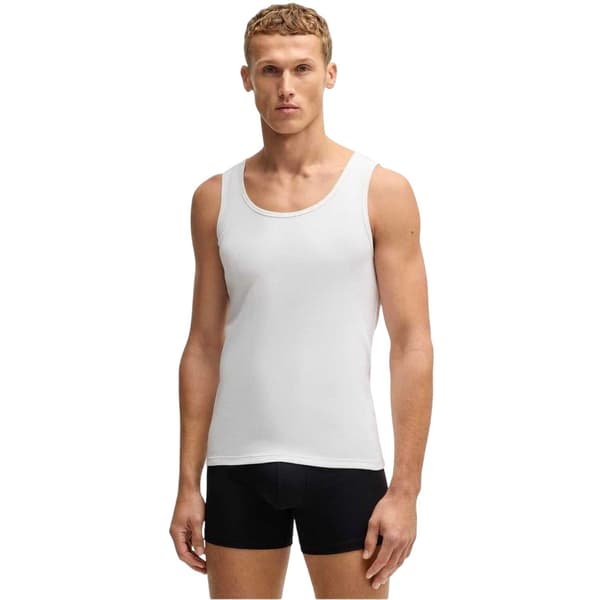 Boss Herr Scoop Neck Regular Tank Top (3-pack) XL Vit White XL