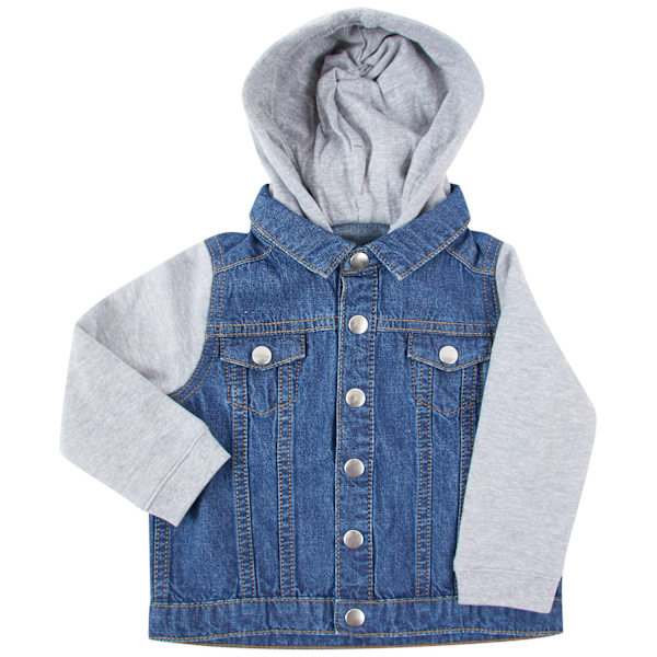 Larkwood Barnjacka i Denim för Barn/Barn 6-12 Månader Blå Blue 6-12 Months