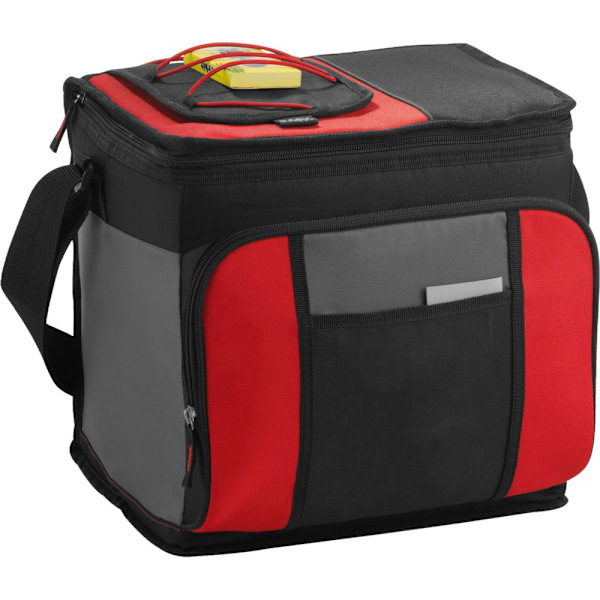 California Innovations Kylväska med enkel åtkomst för 24 burkar 29,2 x 22,8 x Red/Solid Black 29.2 x 22.8 x 27.9cm