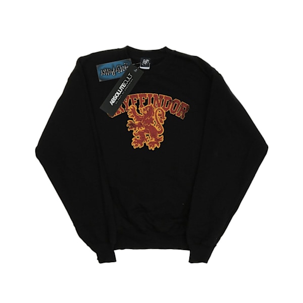 Harry Potter Pojkar Gryffindor Sport Emblem Sweatshirt 7-8 År Black 7-8 Years