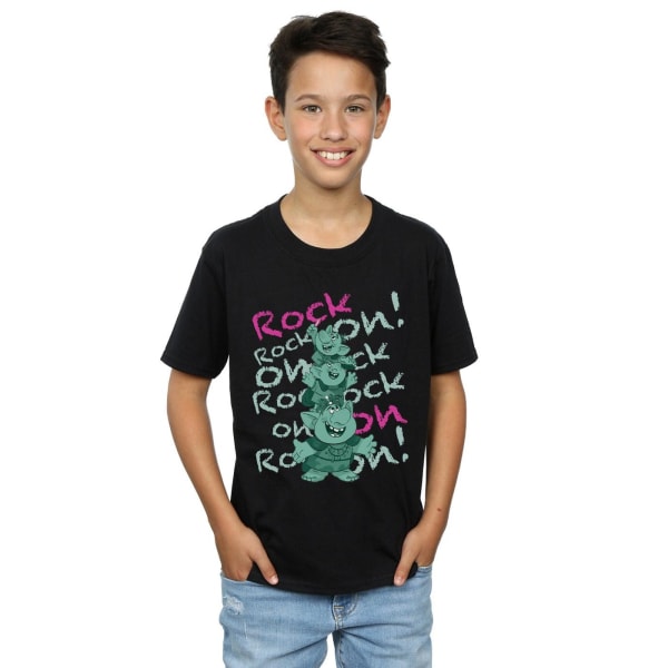 Disney Boys Frozen Trolls Rock On T-shirt 5-6 år Svart Black 5-6 Years