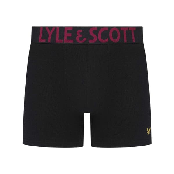 Lyle & Scott Herr Daniel Fitted Boxershorts (3-pack) XL Svart Black XL