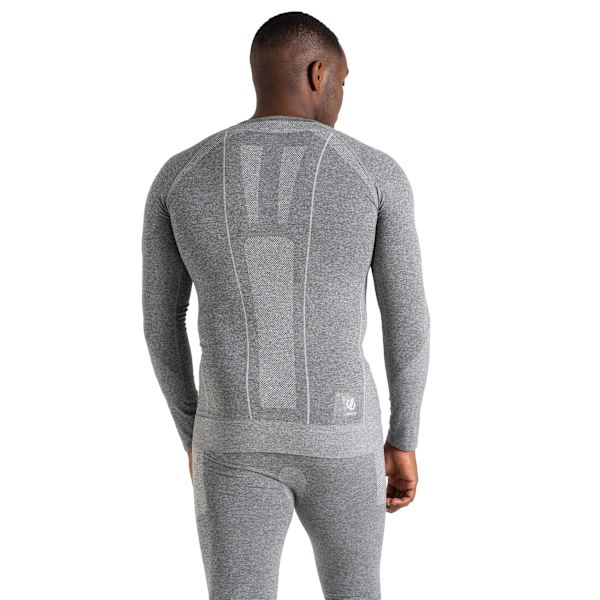 Dare 2B Herr In The Zone III Långärmad Baslager Topp S Kol Charcoal Grey Marl S