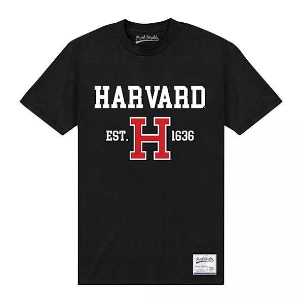 Harvard University Unisex Vuxen Est 1636 T-Shirt L Svart Black L