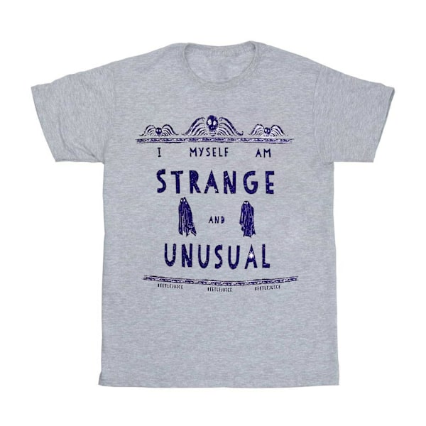 Beetlejuice Unisex Vuxen Strange & Unusual T-Shirt M Grå Grey M