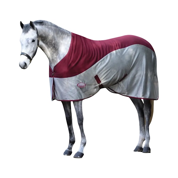 Weatherbeeta Micro-Air Standard Neck Cooler Rug 5´ 9 Burgundy/ Burgundy/Grey 5´ 9