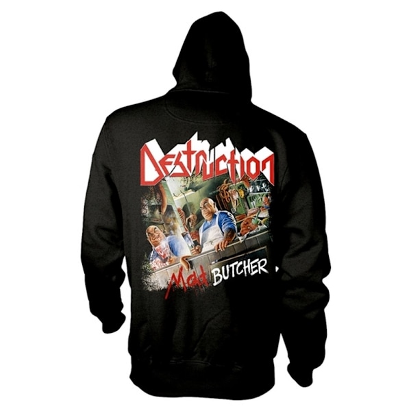 Destruction Unisex Vuxen Mad Butcher Hoodie 3XL Svart Black 3XL