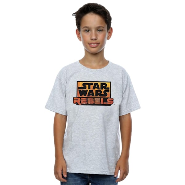 Star Wars Boys Rebels Logo T-shirt 9-11 år Svart Black 9-11 Years