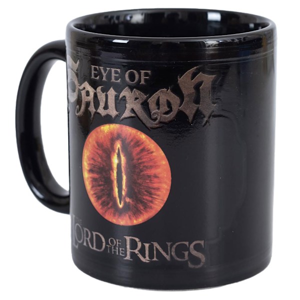 Saurons Öga Värmeförändrande Mugg - Sagan om Ringen, En Storlek Black One Size