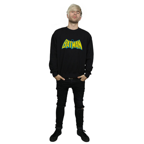 Batman Retro Logo Sweatshirt M Svart Black M