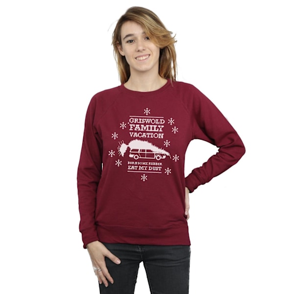 National Lampoon's Christmas Vacation Dam/Damer Ät Mitt Damm Burgundy L