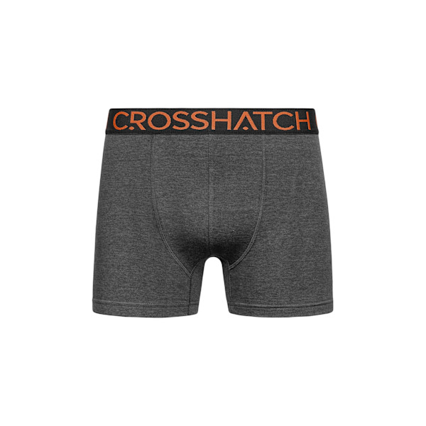 Crosshatch Chasma herrboxershorts (3-pack) L Charcoal Charcoal L