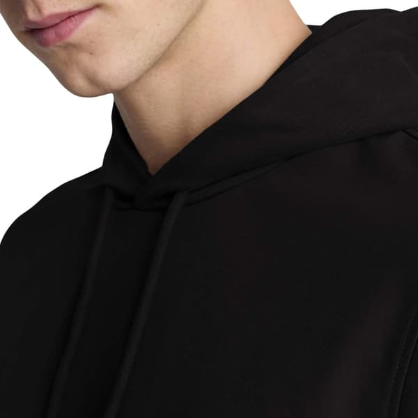 Lyle & Scott Hybrid Softshell Pull Over Hoodie för män XL Svart Black XL