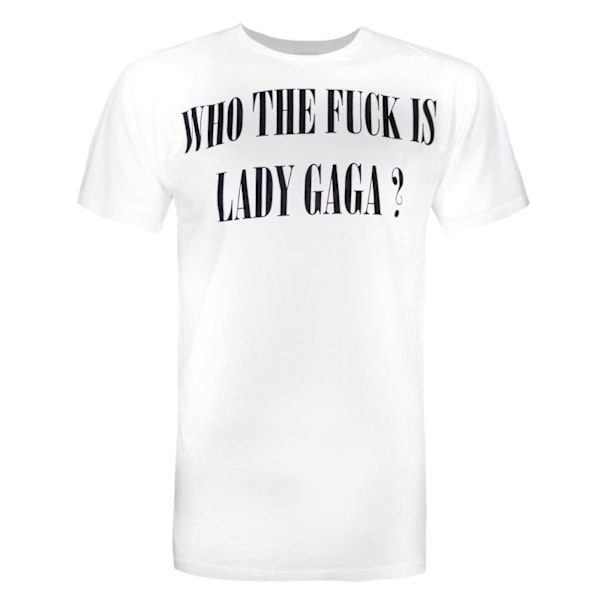 Blood Is The New Black Mens Gaga T-Shirt S Vit White S