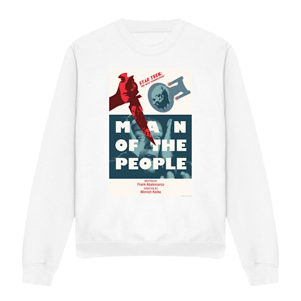 Star Trek Unisex Vuxen The Next Generation Säsong 6 Avsnitt 3 S White XL