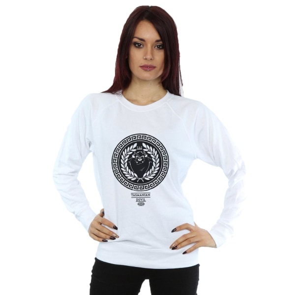 Looney Tunes Dam/Dam Taz Greek Circle Sweatshirt XL Vit White XL