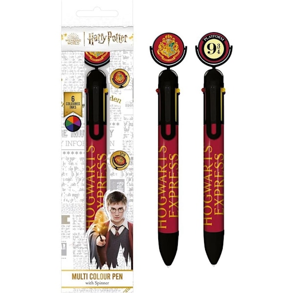 Harry Potter Platform 9 3/4 Flerfärgad Penna En Storlek Röd/Svart Red/Black One Size