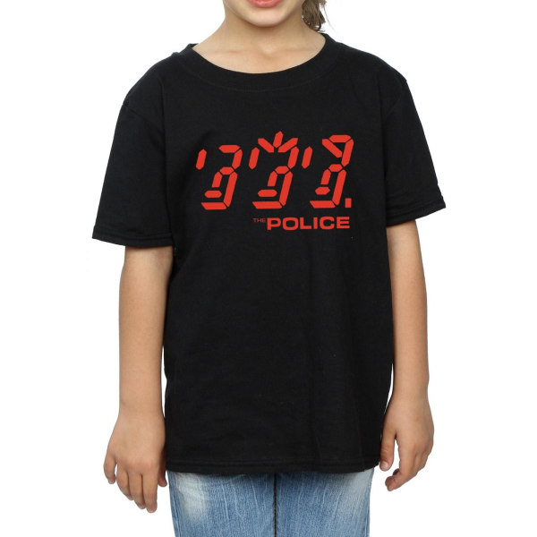 The Police Girls Ghost Icon T-shirt i bomull 5-6 år svart Black 5-6 Years