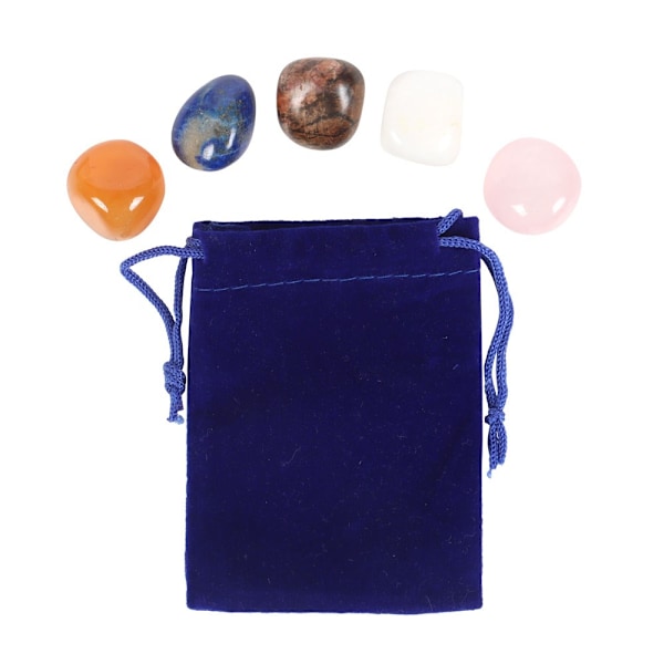 Something Different Taurus Tumbled Stone Set (5-pack) En Storlek Flerfärgad Multicoloured One Size