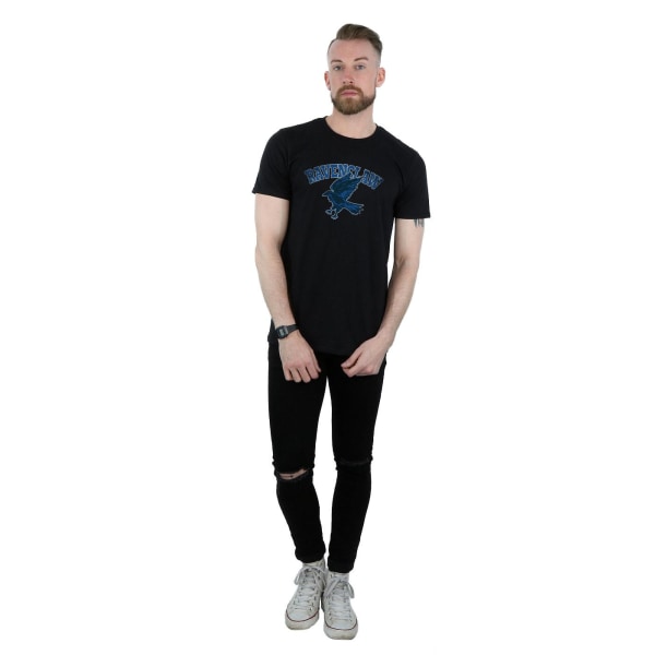 Harry Potter Mens Ravenclaw Cotton T-Shirt 3XL Svart Black 3XL