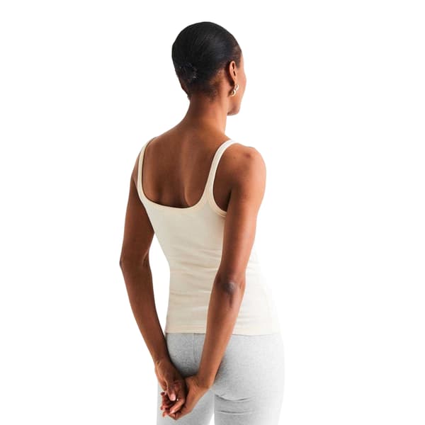 4th And Reckless Dam/Dam Scoop Neck Linne 14 UK Vit White 14 UK